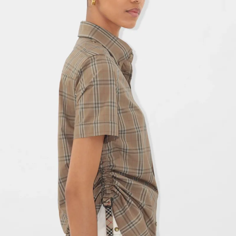 Burberry Checkered Cotton Shirt-4