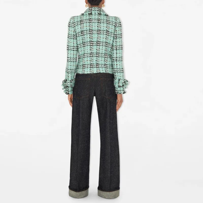 Burberry Jackets & Coats Women's Aqua Green-2