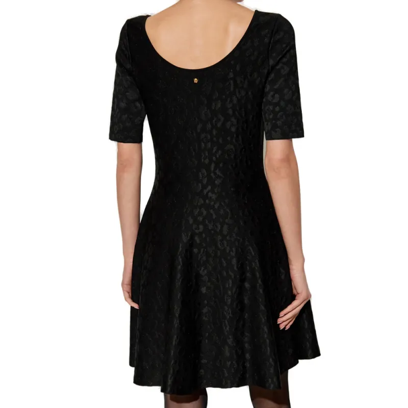 VERSACE Short Sleeved Flared Dress-2