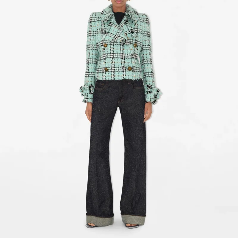 Burberry Jackets & Coats Women's Aqua Green-1