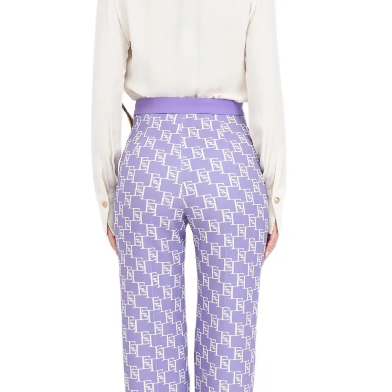 Elisabetta Franchi Casual Pants Women's Purple-4