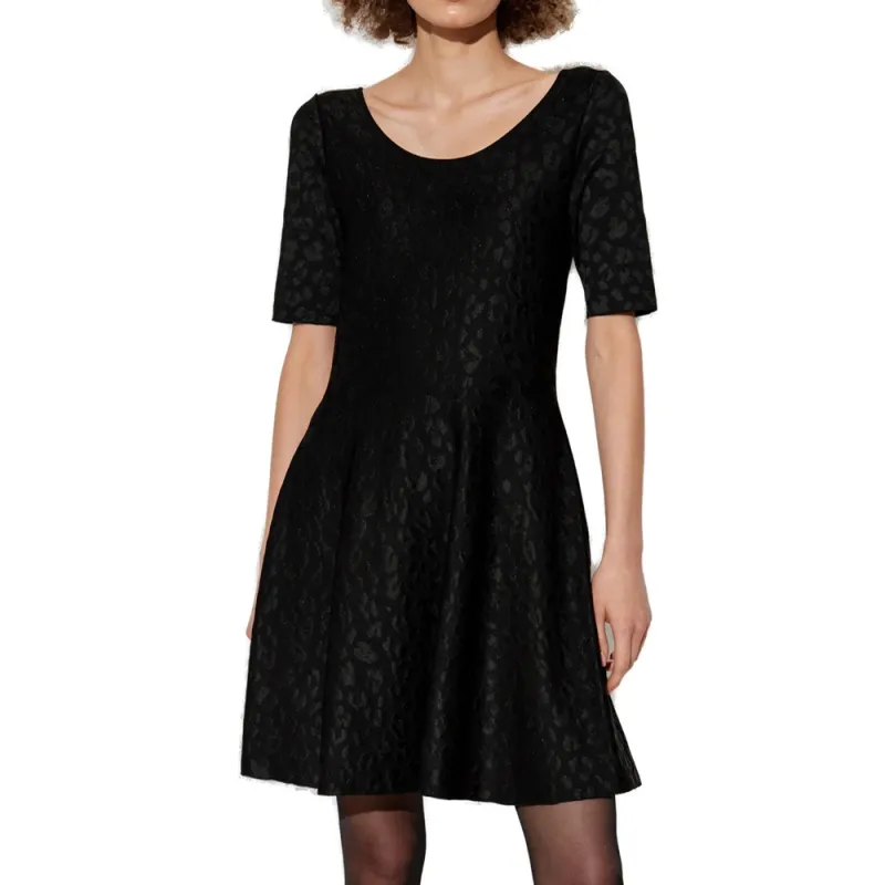 VERSACE Short Sleeved Flared Dress-1