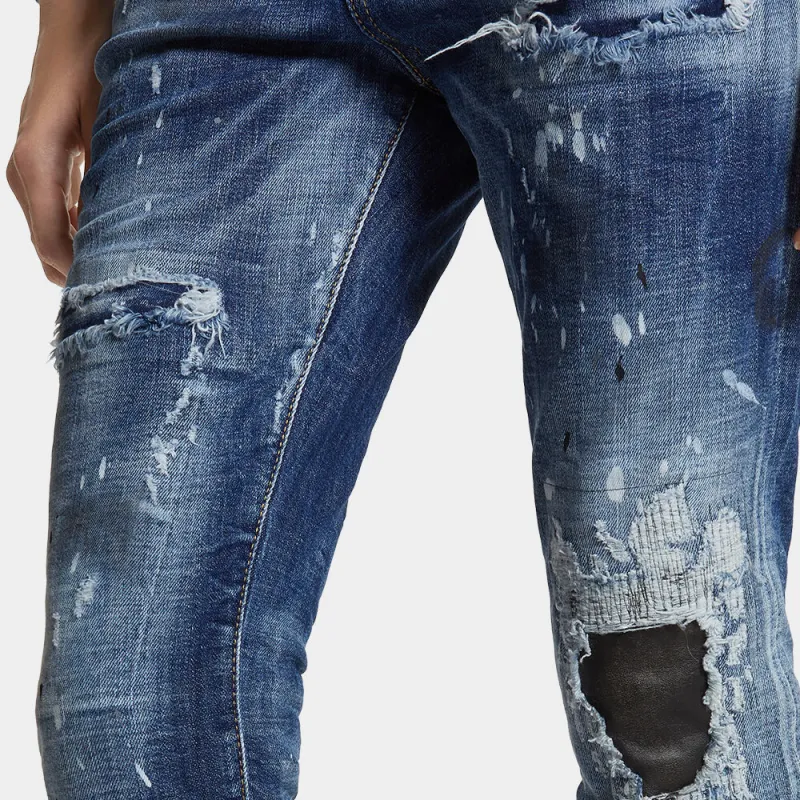DSQUARED2 Distressed Skinny Jeans-4