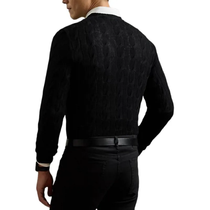 Ralph Lauren Purple Label Cable knit Cashmere Jumper-3