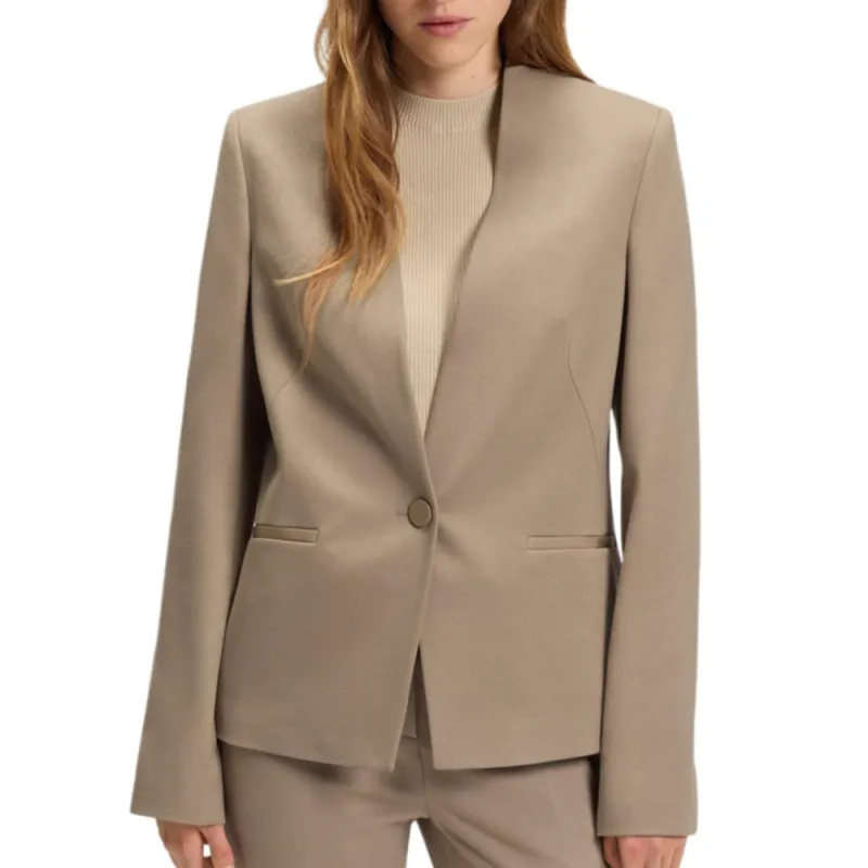 HUGO BOSS Business Suit Coat Women's Light Brown-3