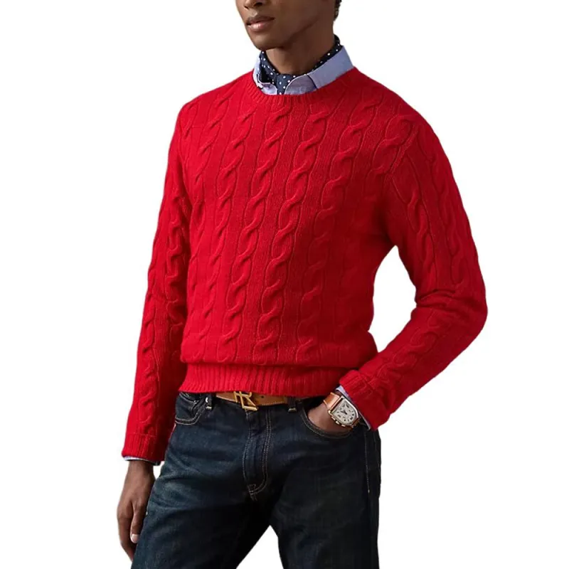 Ralph Lauren Purple Label Cable knit Cashmere Sweater-2