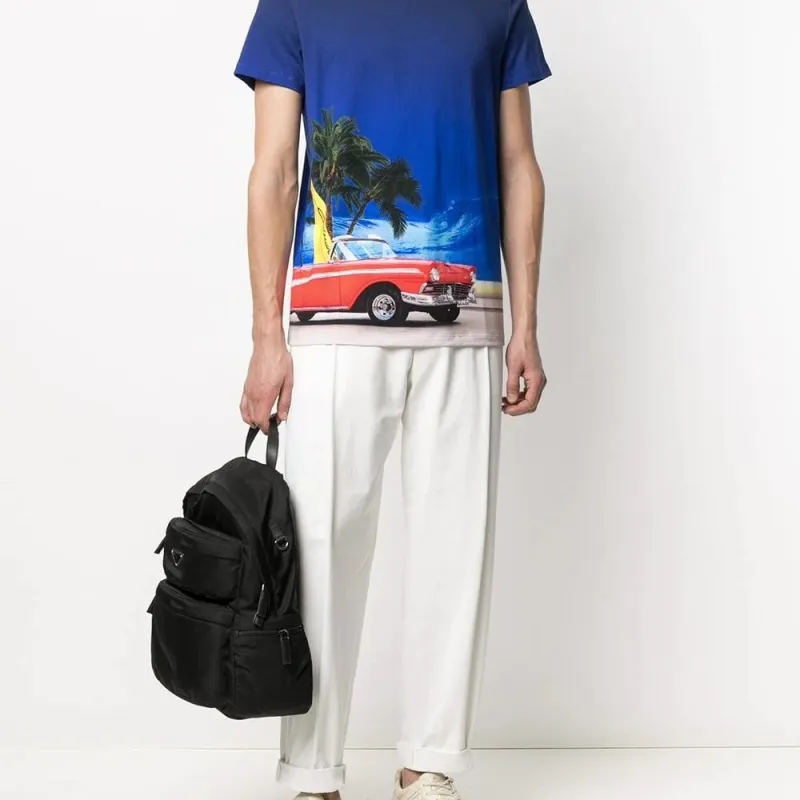 BALMAIN SS23 T Shirt Men's Blue-4