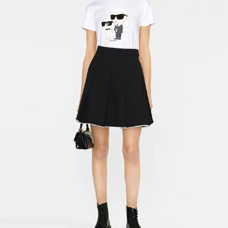 KARL LAGERFELD / Karl Lagerfeld Jeans Ikonik 2.0 Crewneck T Shirt-4