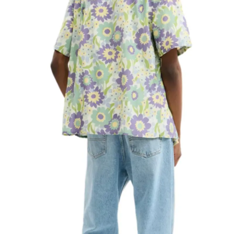 COACH Shirt Men's Purple Flower-2