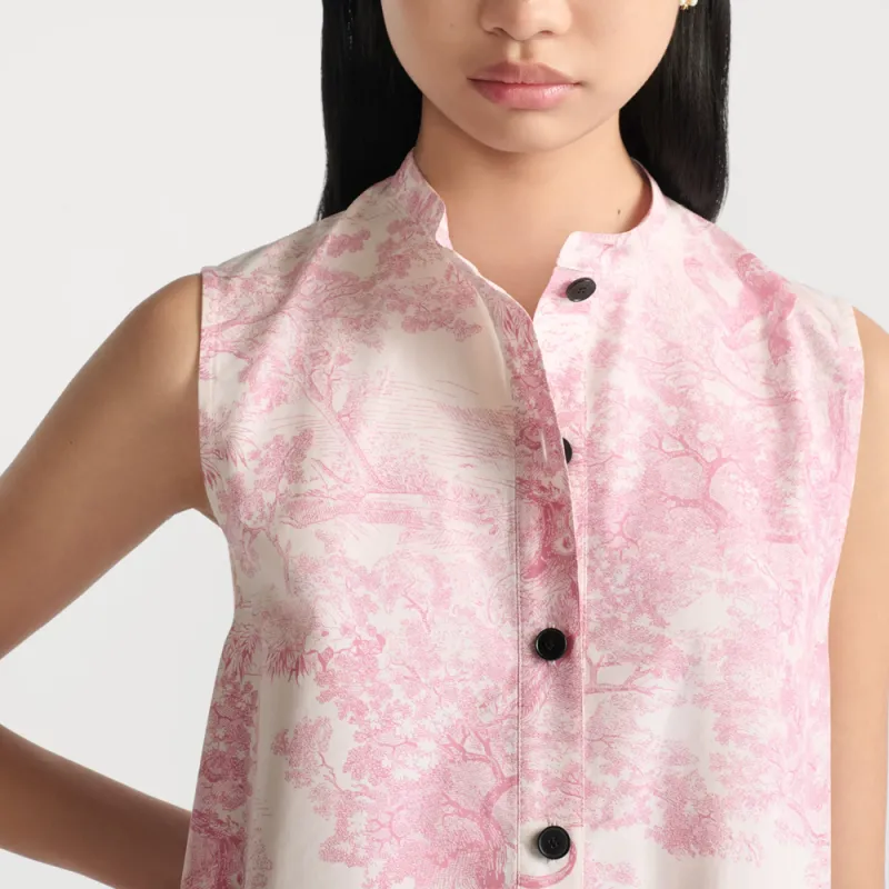 DIOR Dioriviera SS25 Sleeveless Dress Women's Pink-5