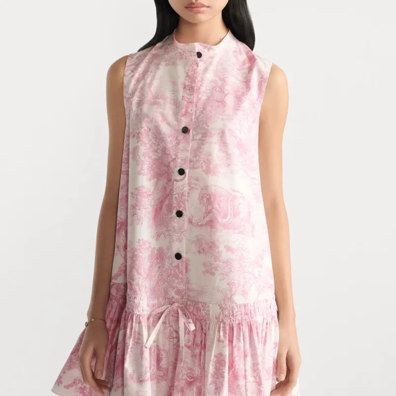 DIOR Dioriviera SS25 Sleeveless Dress Women's Pink-3