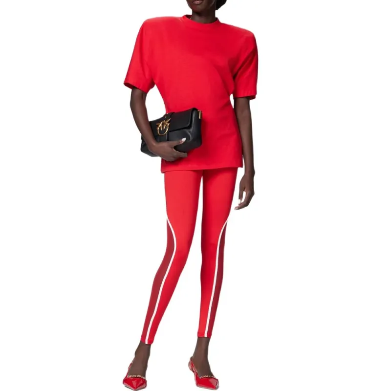 PINKO Regular T Shirt Women's Red-2