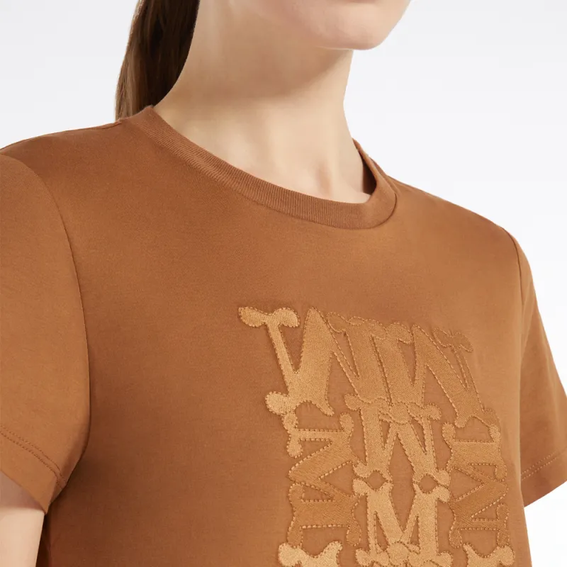 Tシャツ・カットソー MAX MARA WOMEN Veloce Sweater Top Brown Warren silk and cashmere top in brown - Max Mara | Mytheresa