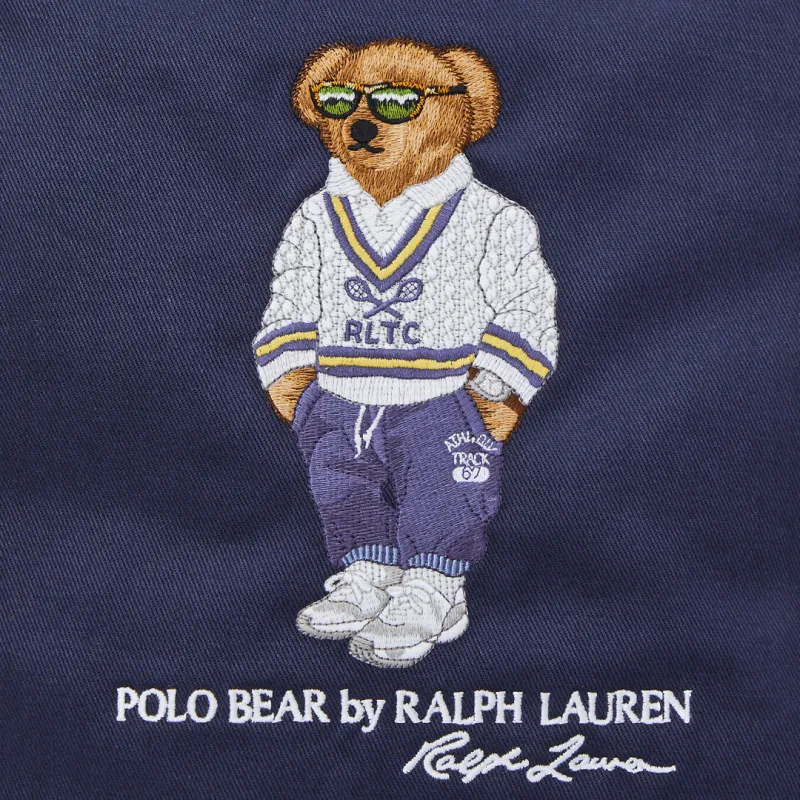 Ralph Lauren Fabric Tote Bag, Shopping Bag, Shoulder Bag Men's Dark Blue-4