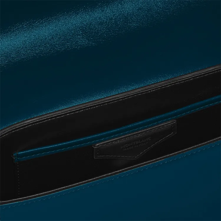 MONTBLANC Meisterstuck Grain Cow Leather Messenger Bag Shoulder Bag Men's Mediterranean Blue-6