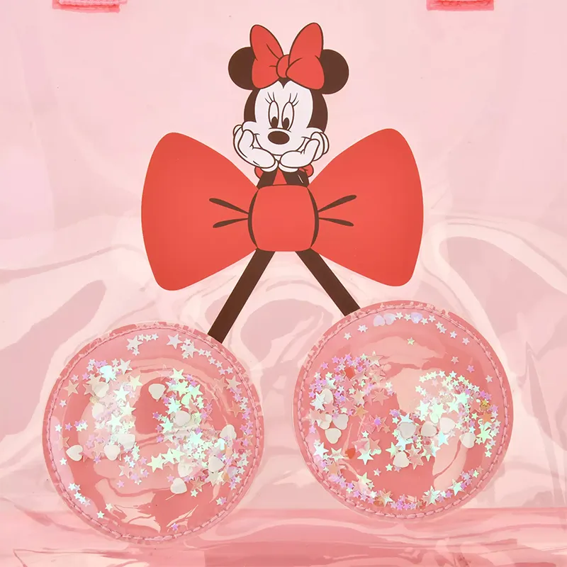 Disney PVC Tote Bag, Shopping Bag, Handbag Kids' Pink-4