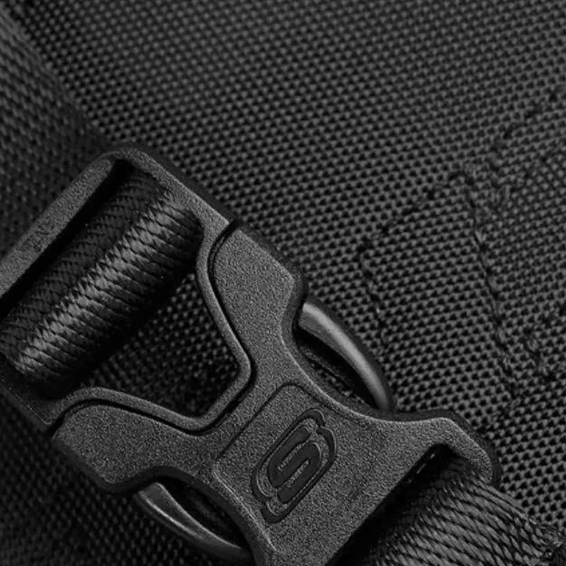 Skechers Water Repellent Fabric Backpack Unisex Carbon Black-7