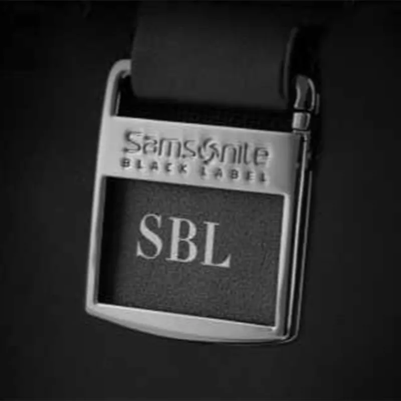 SAMSONITE SBL ENCODE Cow Leather Crossbody Bag, Shoulder Bag Medium Size Men's Black-5