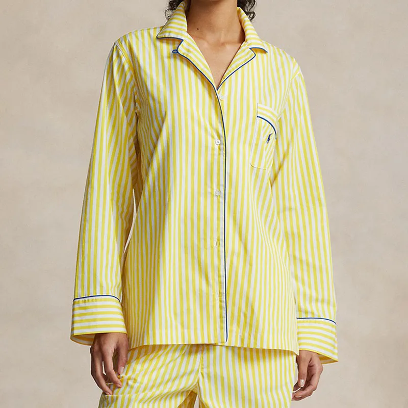 Polo Ralph Lauren Pajama Set Women's Lemon-3