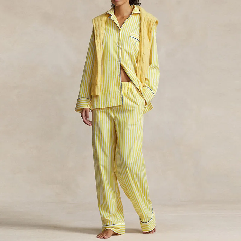 Polo Ralph Lauren Pajama Set Women's Lemon-1