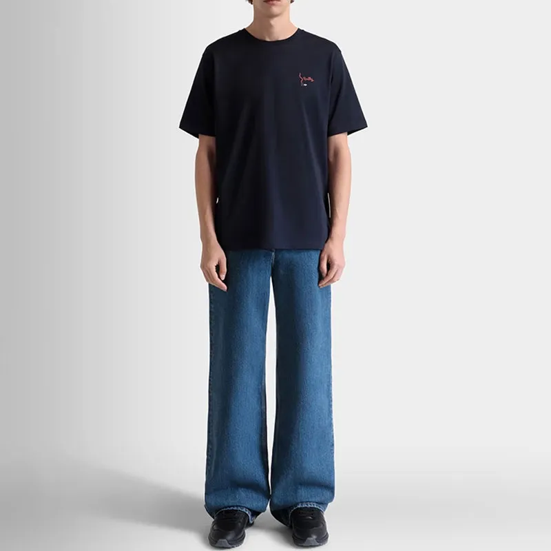 BALLY SS25 T Shirt Men's Dark Blue-2