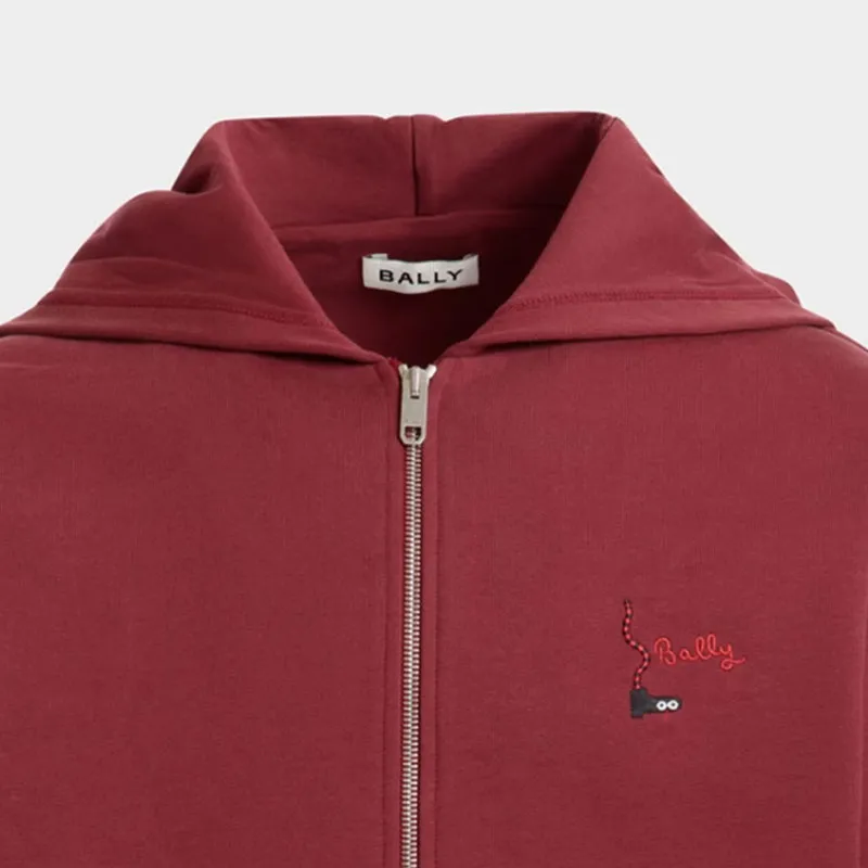 BALLY SS25 Sweatshirt Men's Red-3