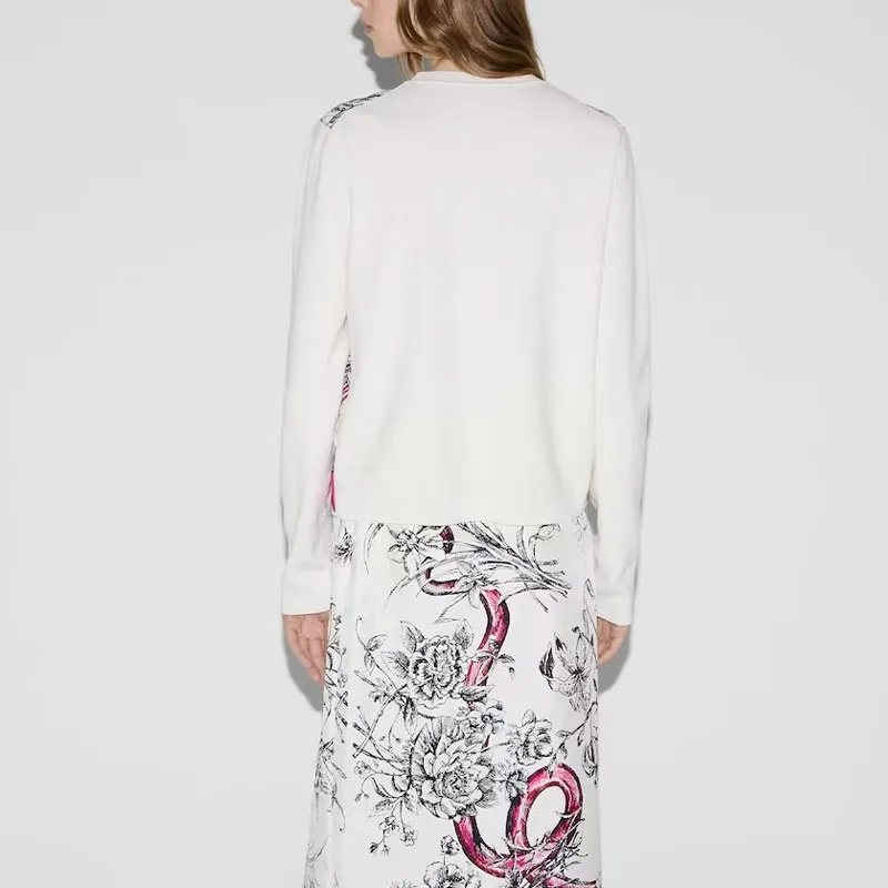 GUCCI SS25 Knitwear Women's Red White-2