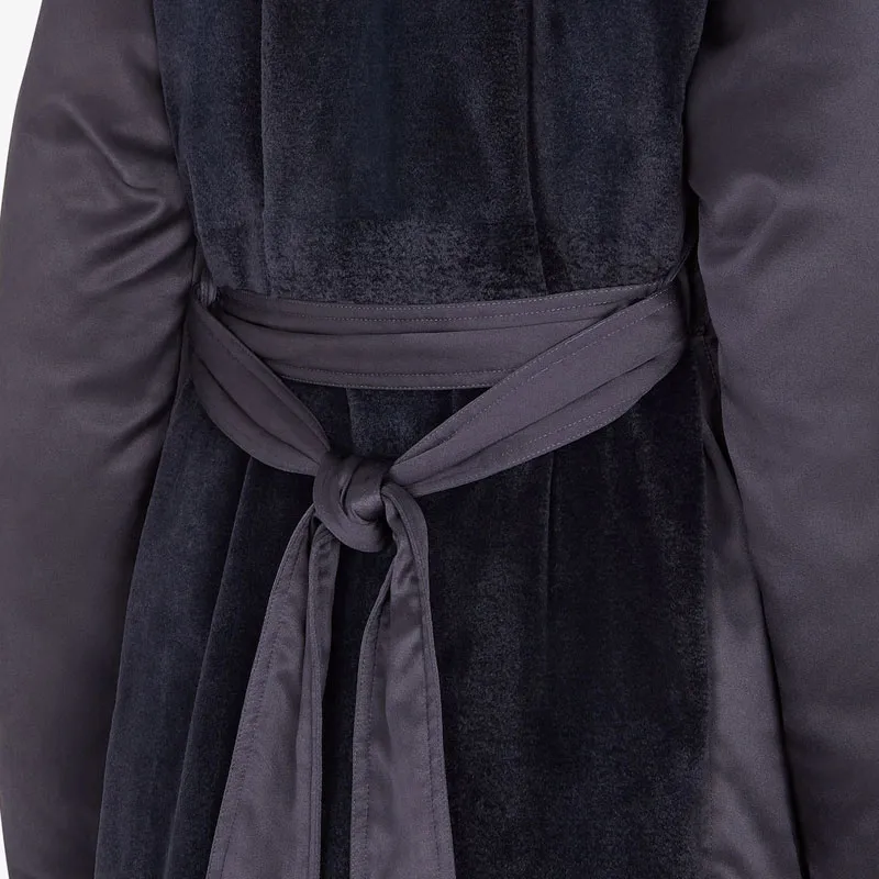 FENDI SS25 Coats Oversized Fit Women's Gray-2