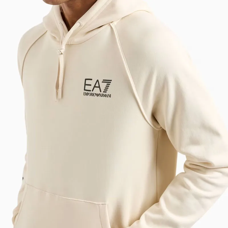 EMPORIO ARMANI EA7 Sweatshirt Extra Large Fit Men's Ecru-4
