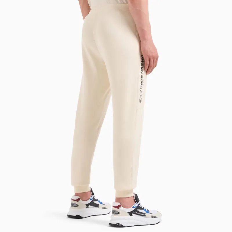 EMPORIO ARMANI Knitted Sweatpants Men's Ecru-3