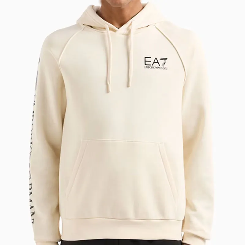 EMPORIO ARMANI EA7 Sweatshirt Extra Large Fit Men's Ecru-1