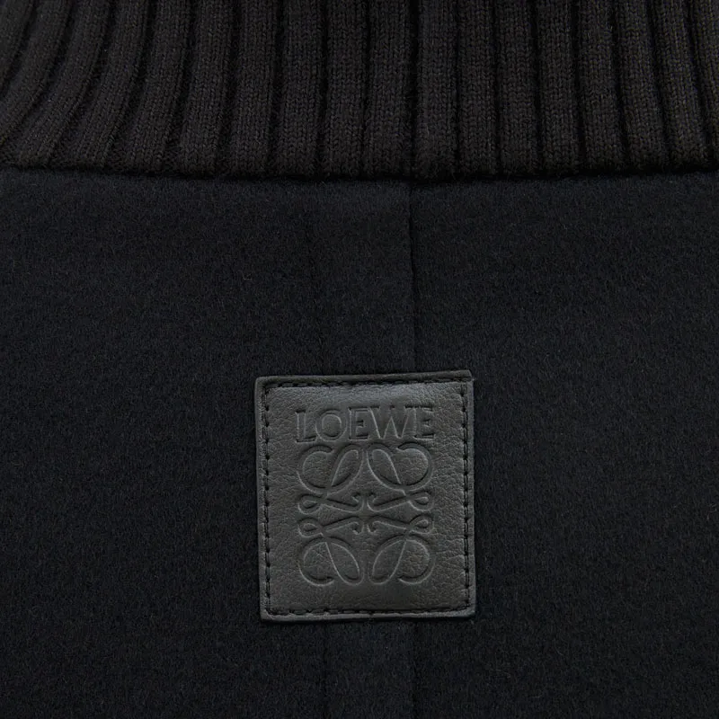 LOEWE SS25 Women's Pre Selection Collection Coat Women's Black-1