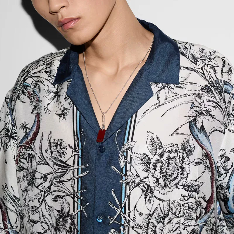 GUCCI SS25 Shirt Men's Blue White-4