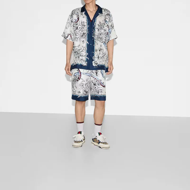 GUCCI SS25 Shirt Men's Blue White-2