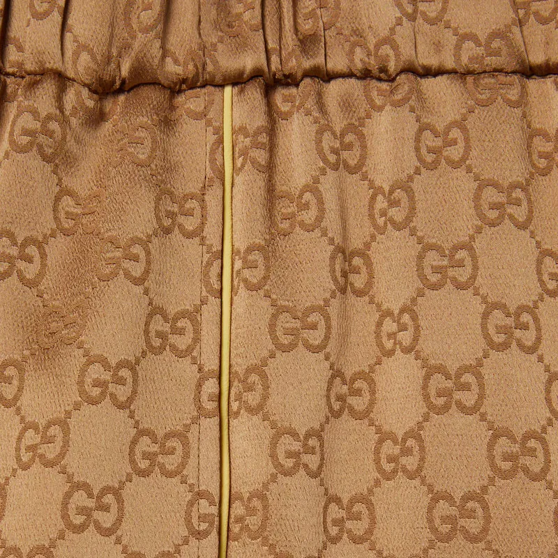 GUCCI Gg Satin Shorts-6