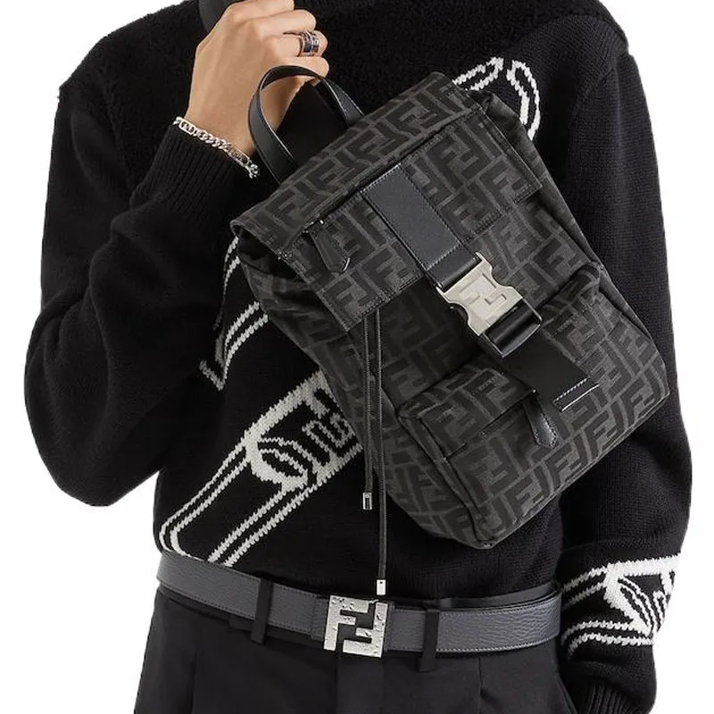 FENDI Sweaters Men Black-4