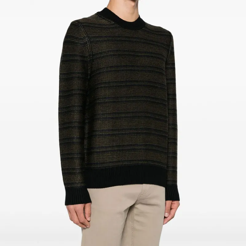 HUGO BOSS Striped Knitted Jumper-2