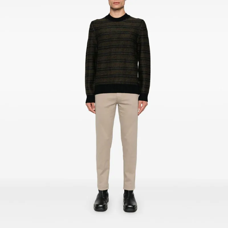 HUGO BOSS Striped Knitted Jumper-1