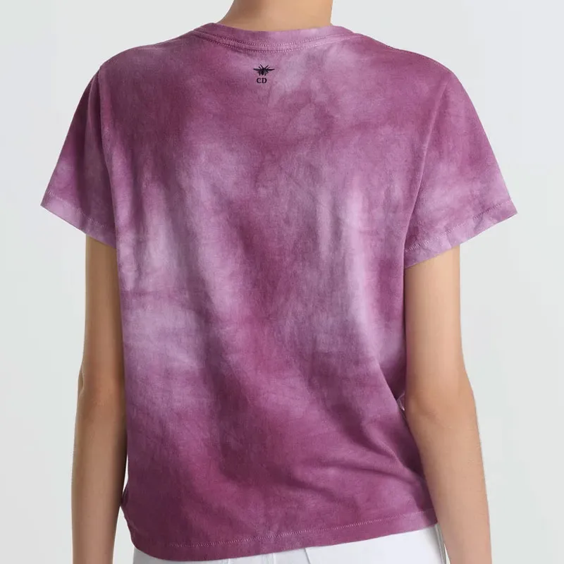 DIOR Miss Dior Regular T Shirt Women's Fuchsia Regular Fit-3