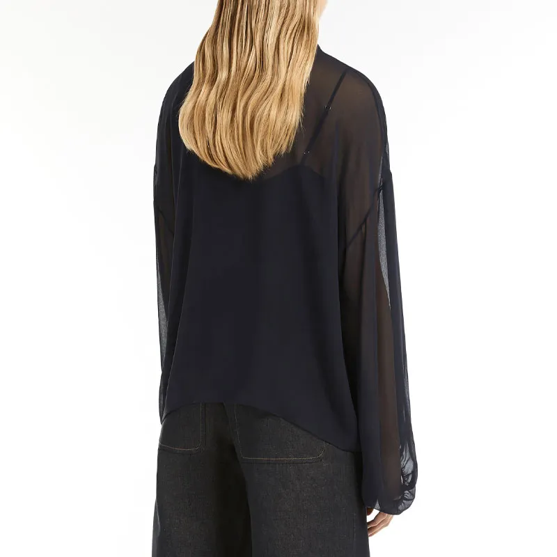 MaxMara Studio Shirt Women's Dark Blue-3