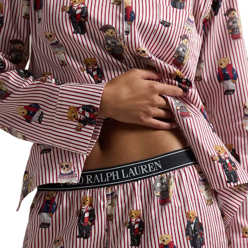 Polo Ralph Lauren Pajama Set Women's Red-5