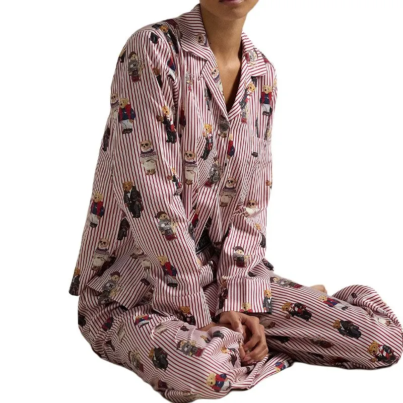 Polo Ralph Lauren Pajama Set Women's Red-3