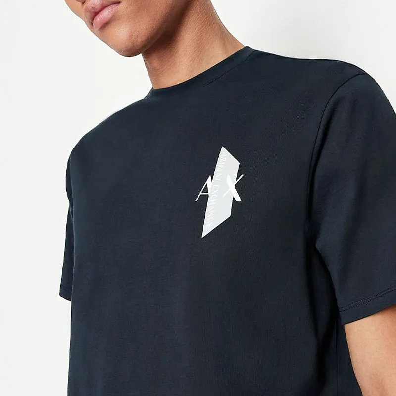ARMANI EXCHANGE T Shirts Men Navy Blue-4