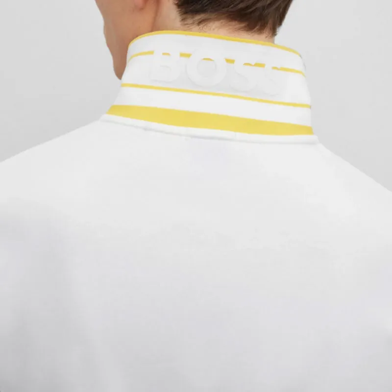 HUGO BOSS Polo Shirts Men White-5