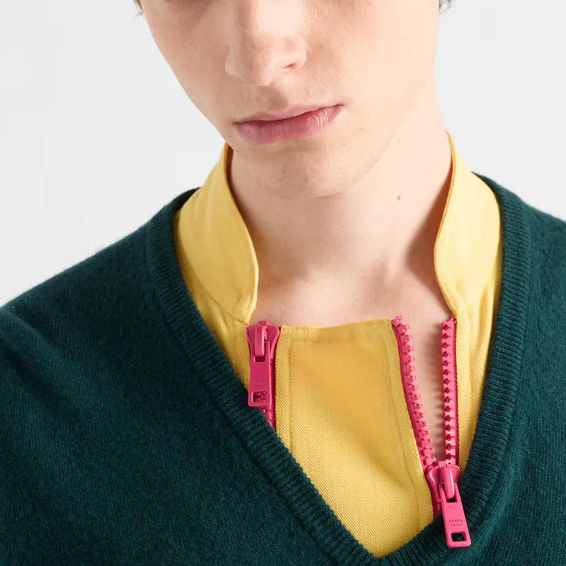 PRADA SS25 Jumpsuit Regular Fit Men's Yellow-5