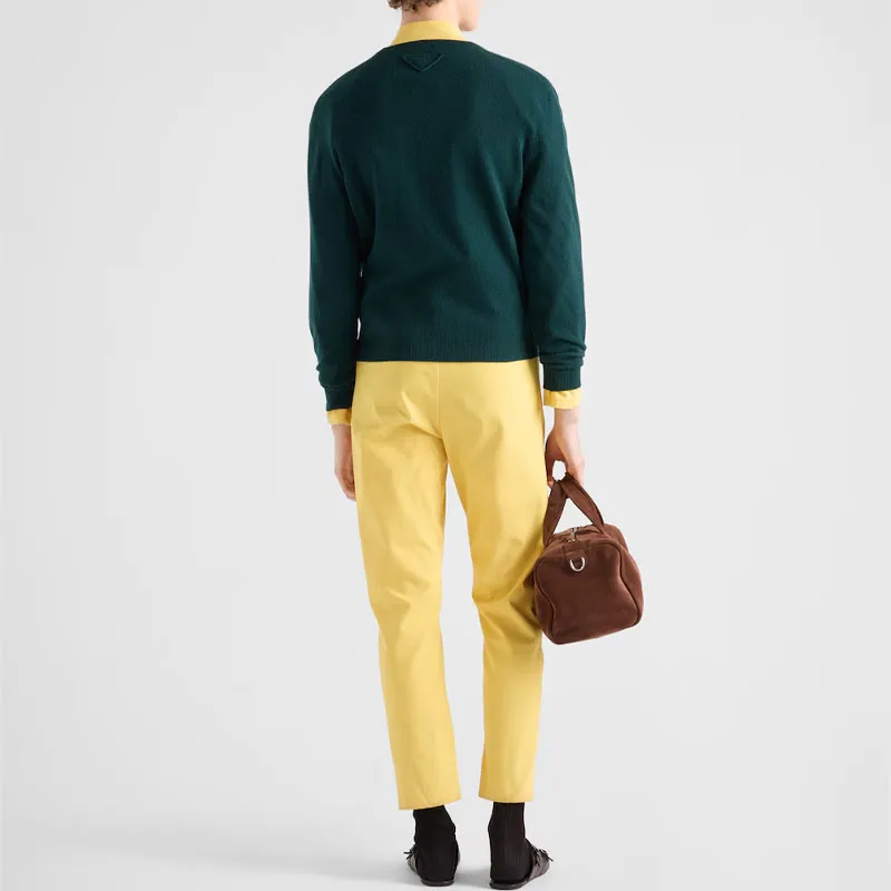 PRADA SS25 Jumpsuit Regular Fit Men's Yellow-2