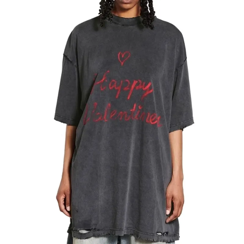 Balenciaga SS25 Regular T Shirt Women's Gray Regular Fit-2
