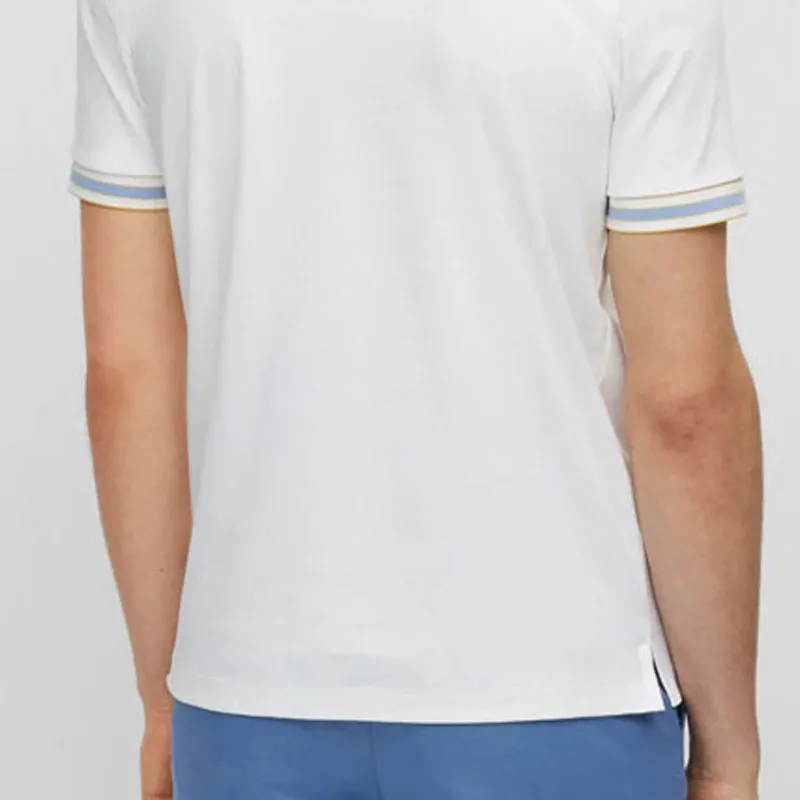 HUGO BOSS Polo Shirts Men White-6