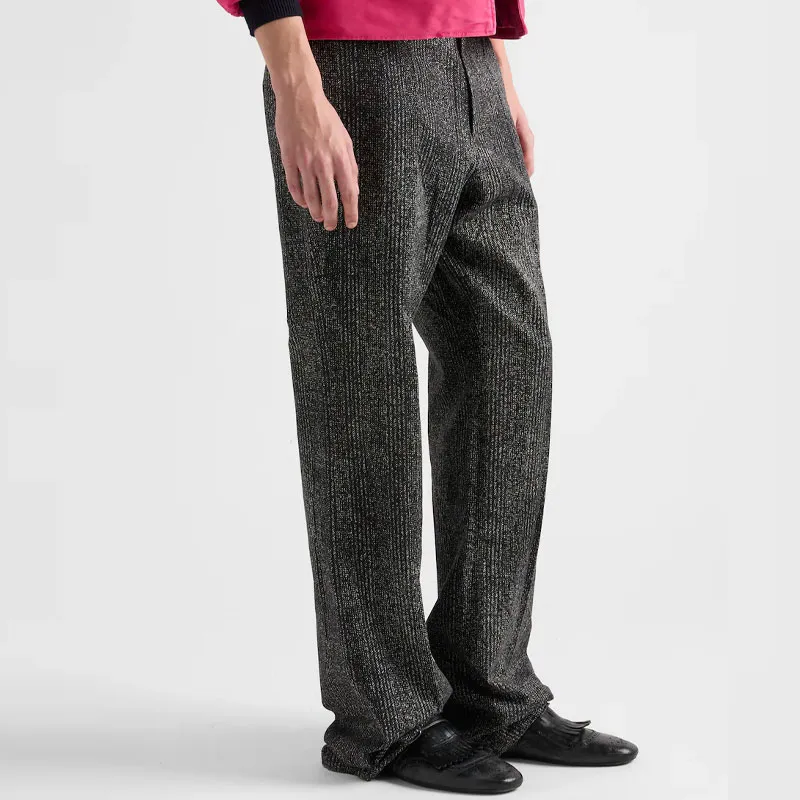 PRADA Belted Tailored Trousers-3