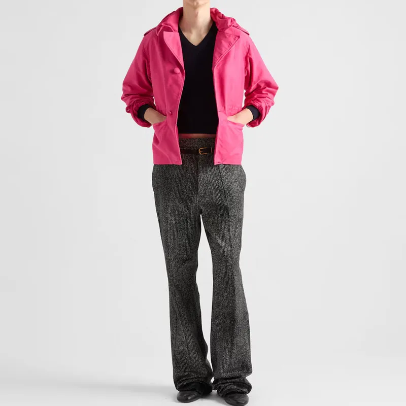 PRADA Belted Tailored Trousers-1